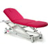 Kinefis Opportunity hydraulic stretcher: three-body structure, adjustable in height with adjustable backrest and footboard - Measuring 62 cm x 184 cm: COMPLETE Premium Upholstery - Reference: CH-MB30-62-C-PVC62